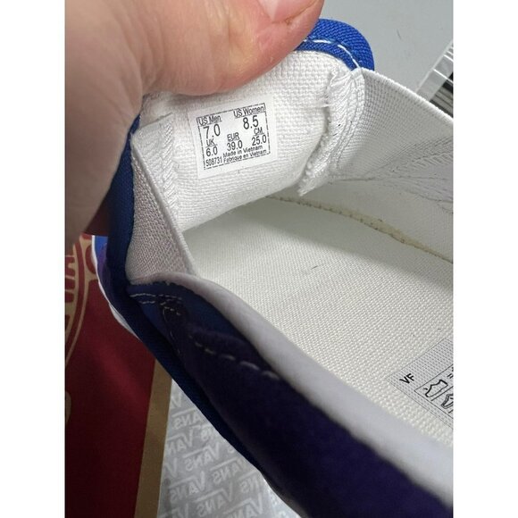 NEW Vans | Classic Slip-On Pride Patchwork/True White Sz M7/W8.5 - Picture 4 of 8